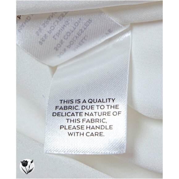 Lulus Dress Size S White Jacquard Organza Lace-Up Midi Floral Bridal - Picture 10 of 11